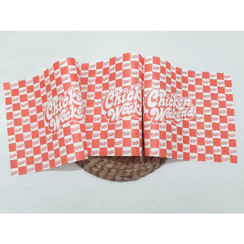 

Wrapping Paper Custom free desain sesuai brand kakak