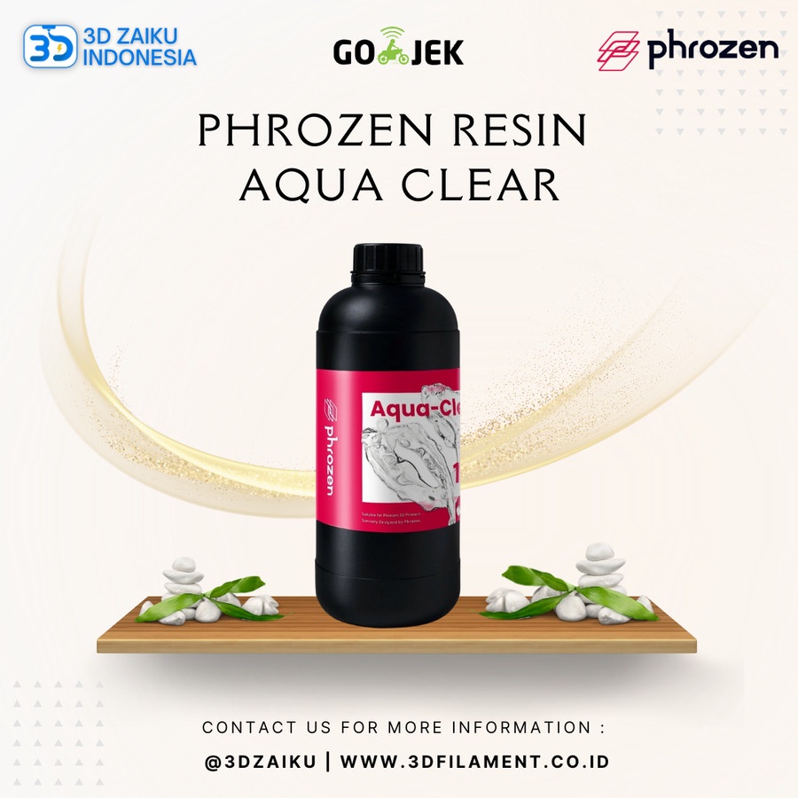 Original Phrozen Resin Pro Series Aqua Clear Resin High Transparent