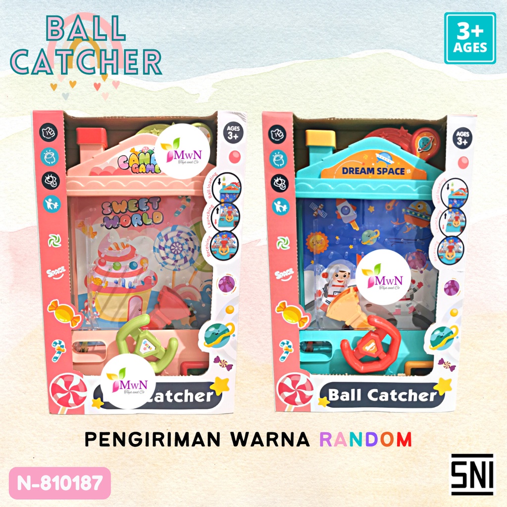 MWN Mainan Funny Ball Catcher Candy Space / Tangkap Bola N810187