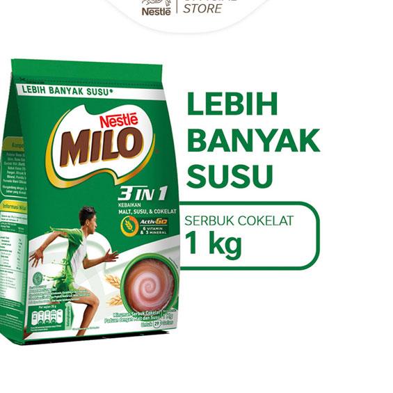 

Terlaku.../ MILO 3in1 ACTIV-GO Susu Coklat Pouch 1kg