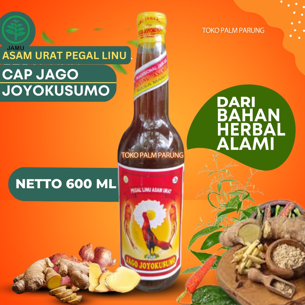 

Jamu Asam Urat Jago Joyokusumo 600ml Redakan Pegal Linu Encok Rematik Rasa Mint Mujarab Produk Asli Herbal Alami