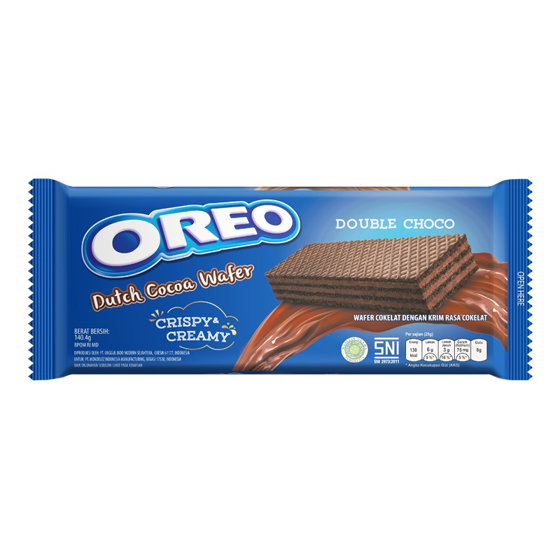 

OREO Dutch Cocoa Wafer Double Choco Wafer 140,4 g