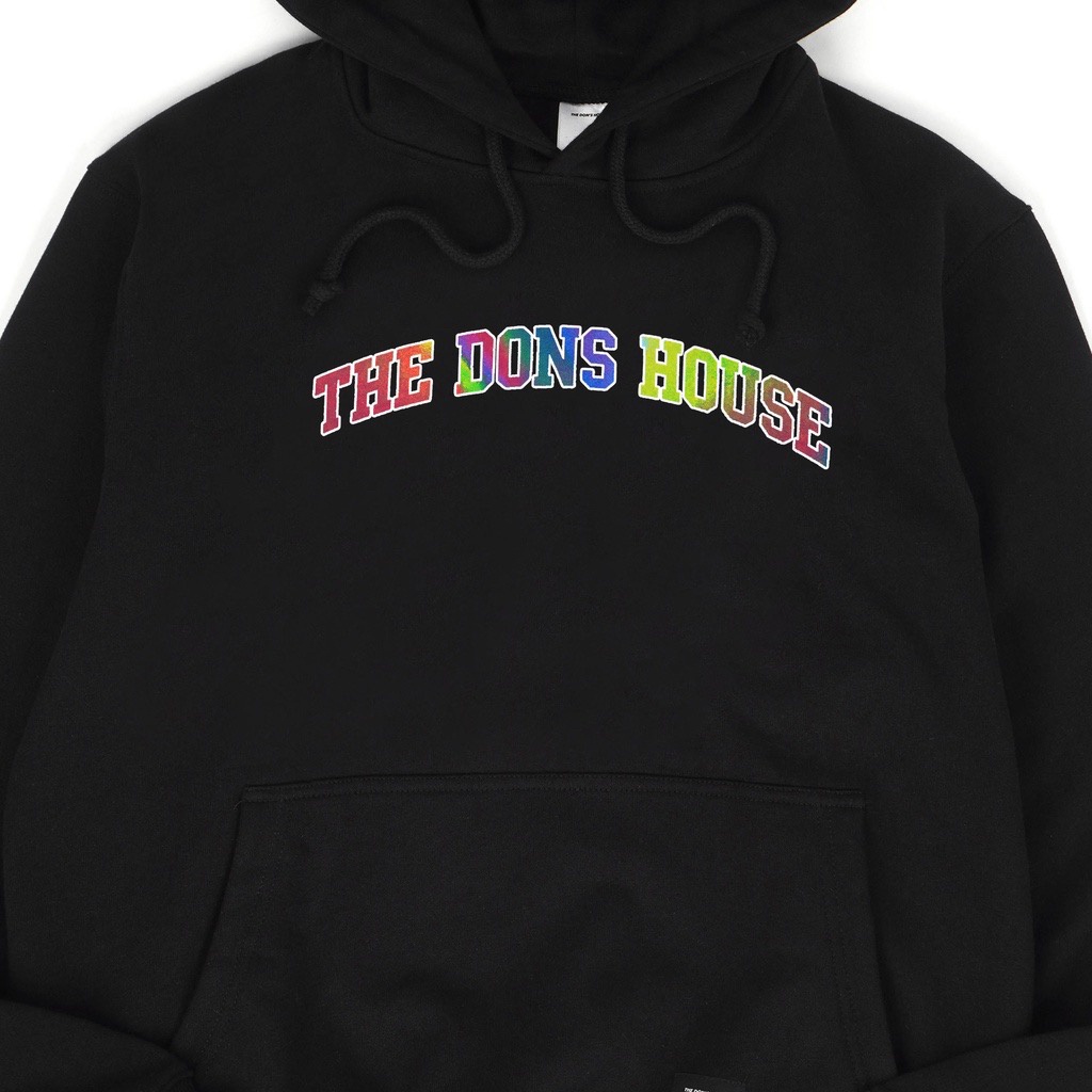 Sweater hoodie thedonshoes black rainbow list white / jaket hoodie distro unisex / hoodie pria / hoodie premium