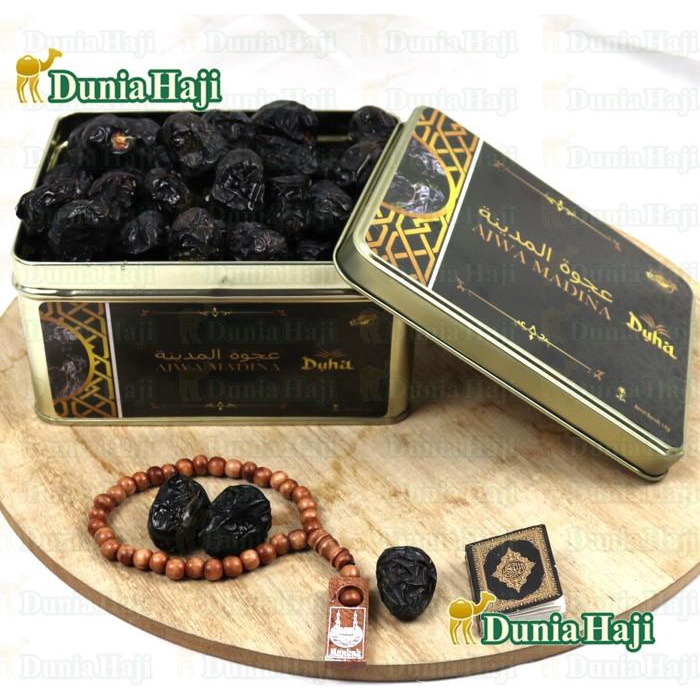 

Kurma Ajwa Aliyah Al Fatih 1Kg Kemasan Kaleng Kurma Nabi Asli Madinah