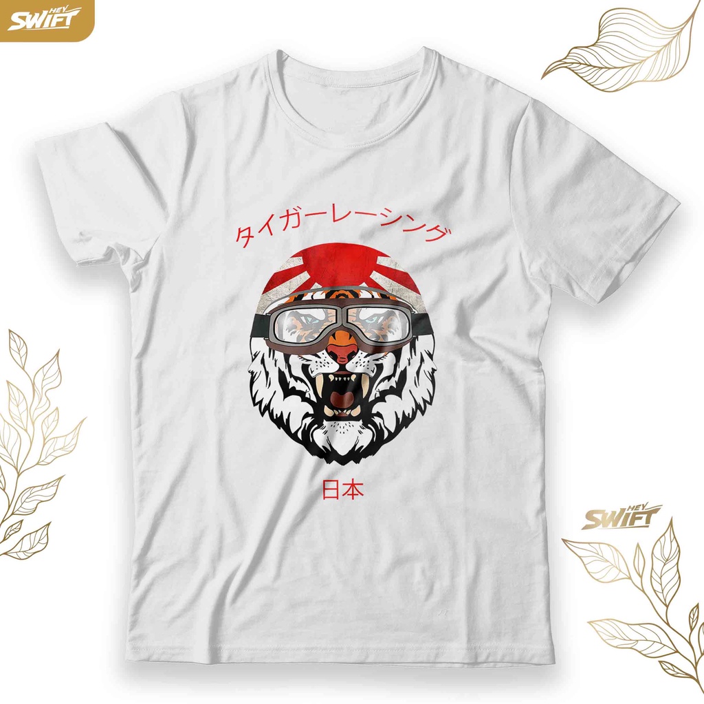 KAOS Tiger Racing Japan Biker TSHIRT BAJU DISTRO