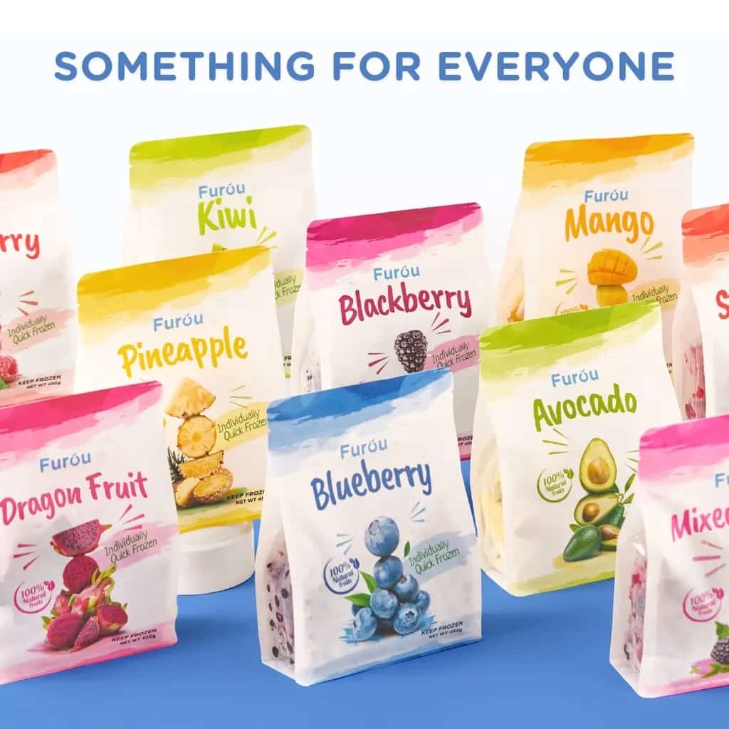 

Frozen Berries Furou (IQF) 450gr | Frozen Strawberry | Frozen Blueberry | Frozen Mixed Berries | Frozen Raspberry Furou