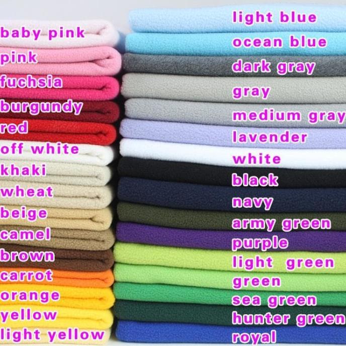 KAIN KILOAN BAHAN SWEEATER FLEECE PE TEBAL 280 GRAM