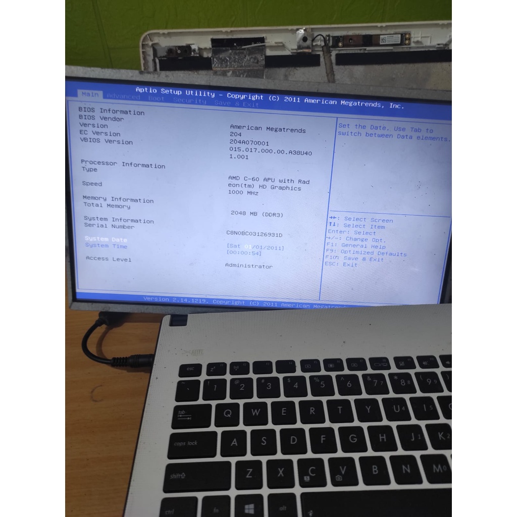 Motherboard Mobo Mainboard Laptop Asus X401U