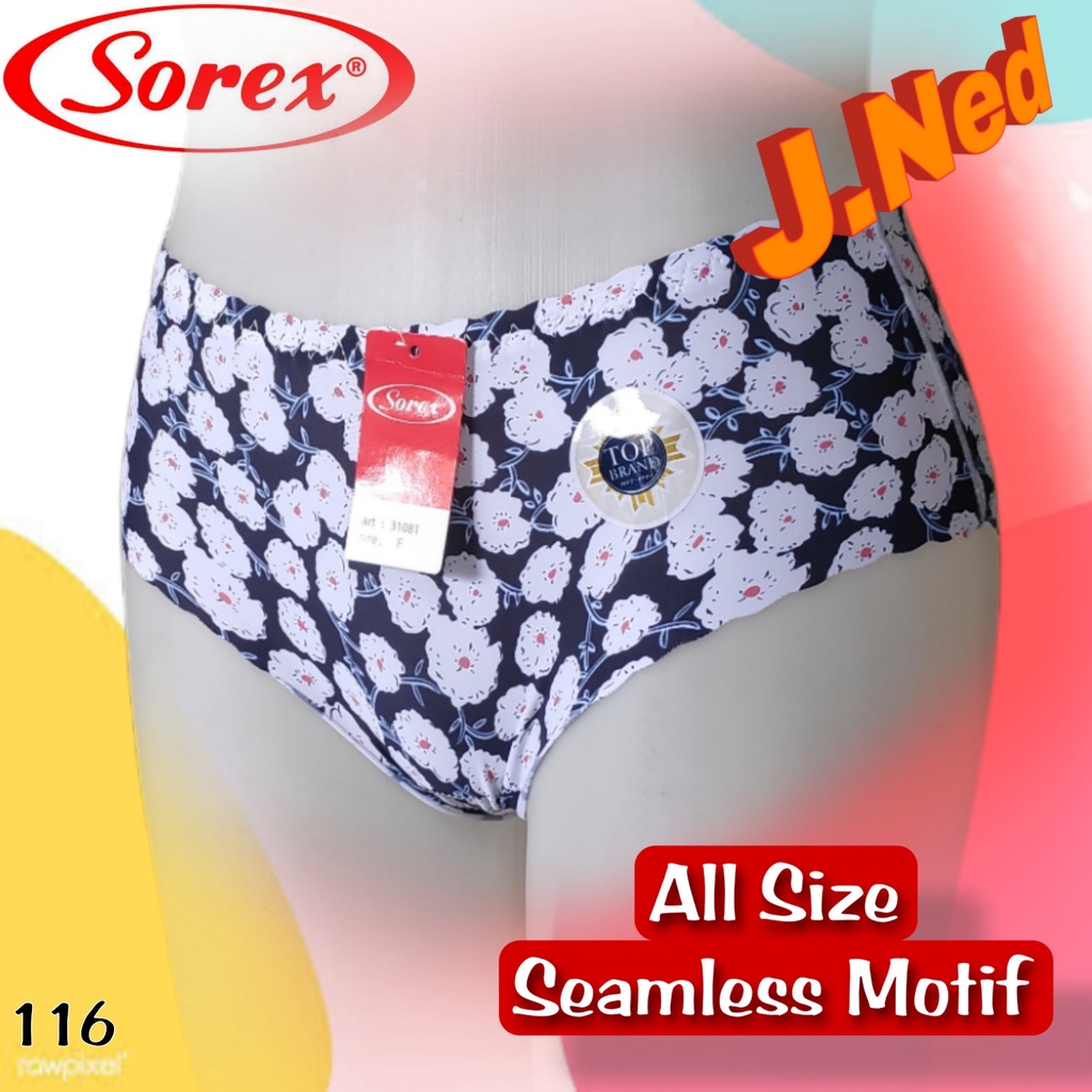 J116 CELANA DALAM SOREX SEAMLESS ART 31081 FREESIZE