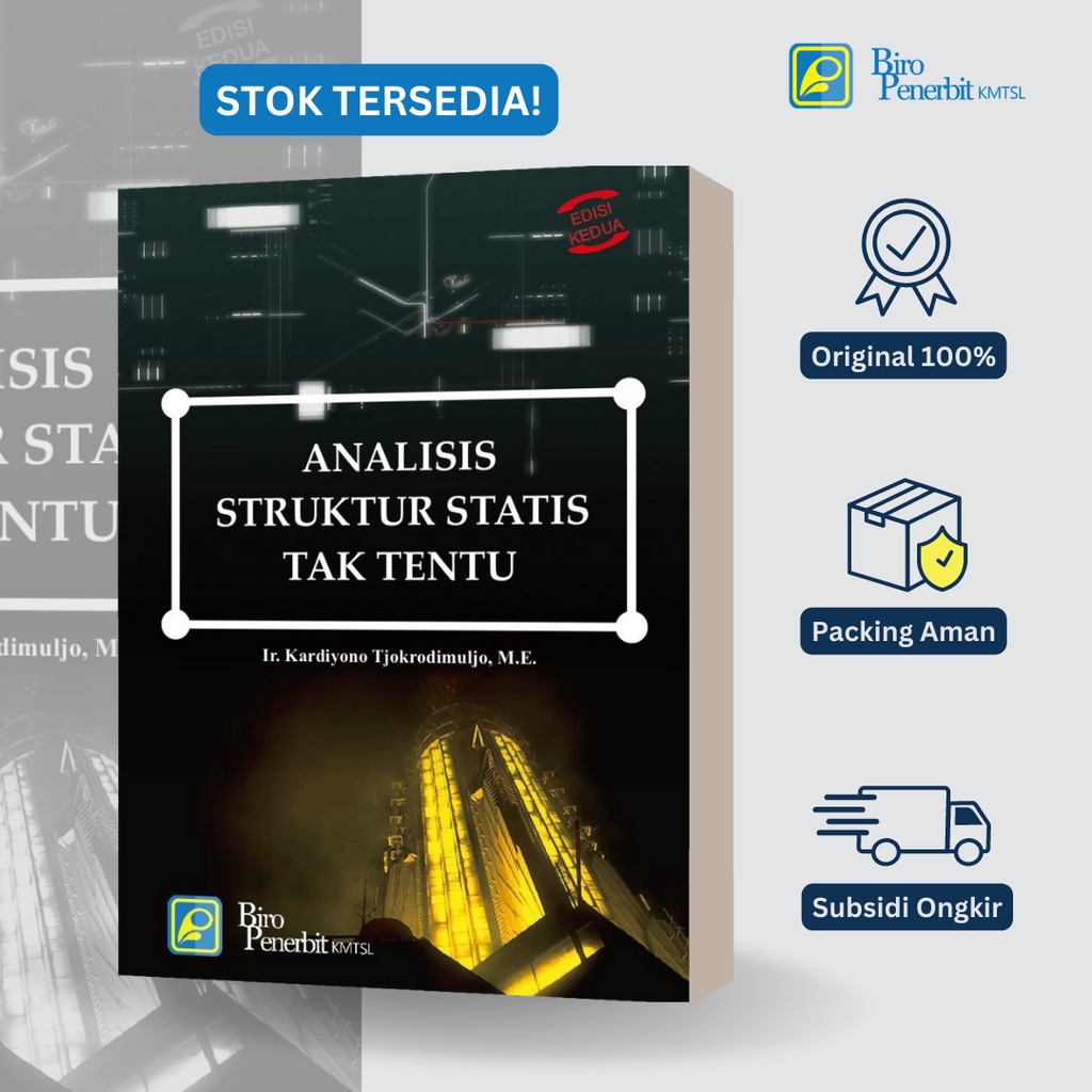 BUKU TEKNIK SIPIL Analisis Struktur Statis tak Tentu oleh Kardiyono  Tjokrodimuldjo