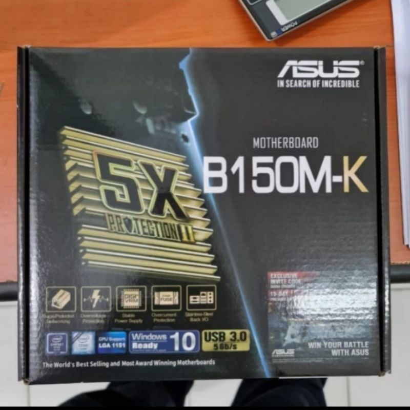 MOTHERBOARD ASUS B150M-K LGA 1151 GEN 6/7