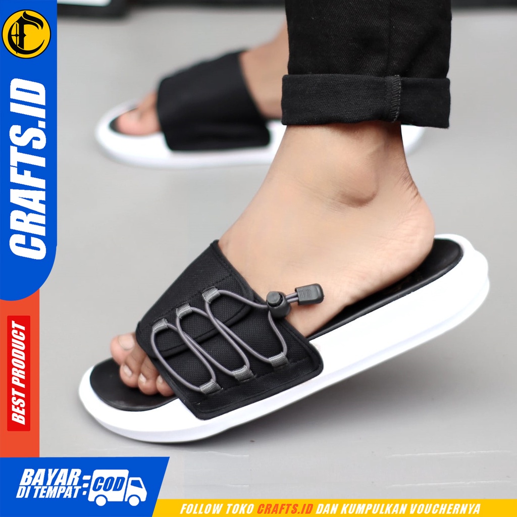 Sendal Slide Pria Sandal Casual Slop Ringan Crafts Butler