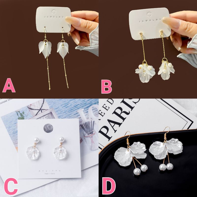 PROMO Anting Hijab Juntai Wanita Gaya Korea Premium Import Classy