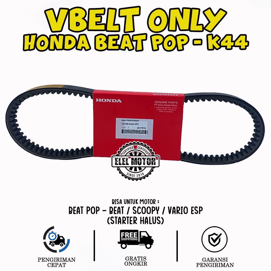 Vanbelt V Belt venbelt penbel panbel BeAT Fi, BeAT eSP, BeAT Street, BeAT POP, Vario 110 Fi eSP, Sco