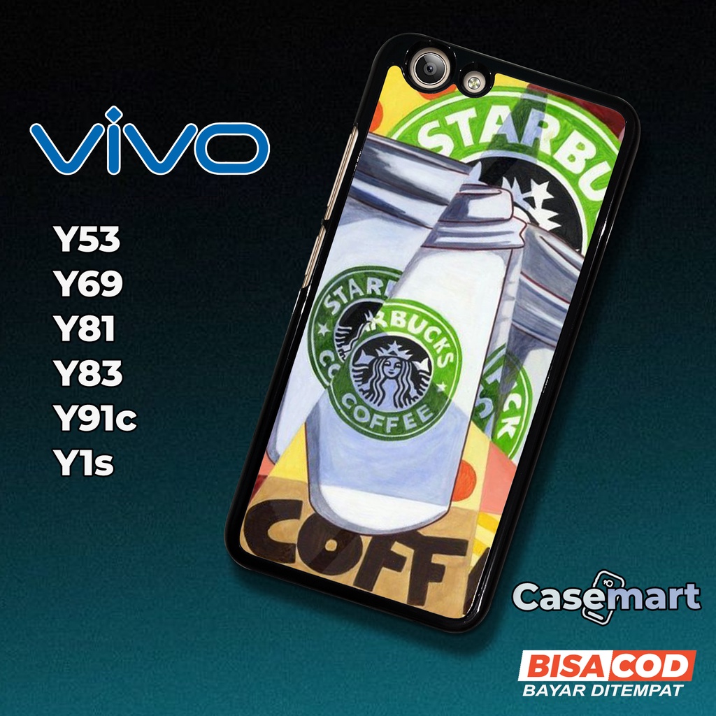 Case Vivo Y53 Y69 Y81 Y83 Y91C Y1S [SBUX] Casing Hp Vivo Y53 Y69 Y81 Y83 Y91C Y1S CASEMART Case Hp V