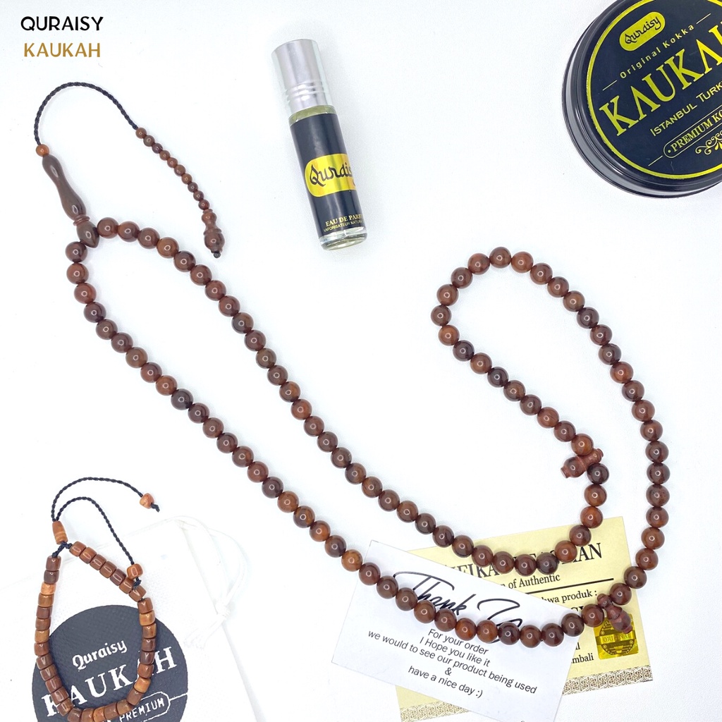Tasbih Kayu Kaukah Kaokah Asli 99 Original Kokka Fuqaha Santri