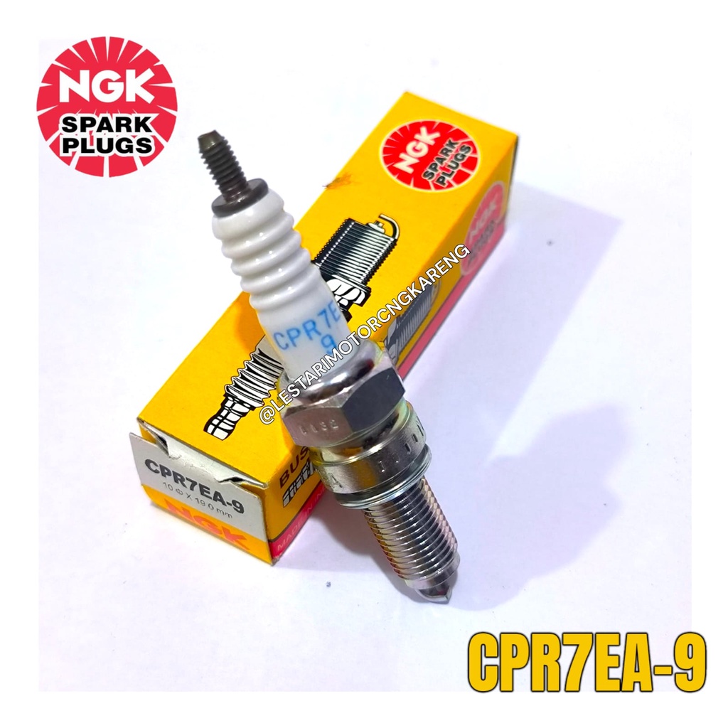 BUSI MOTOR STANDAR NGK CPR7EA-9 SHOOTER NEX ADDRESS NEX FI 100% ORI