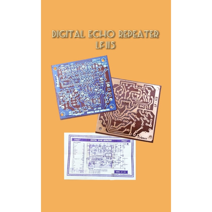 PCB Digital Echo Repeater (LF 115)