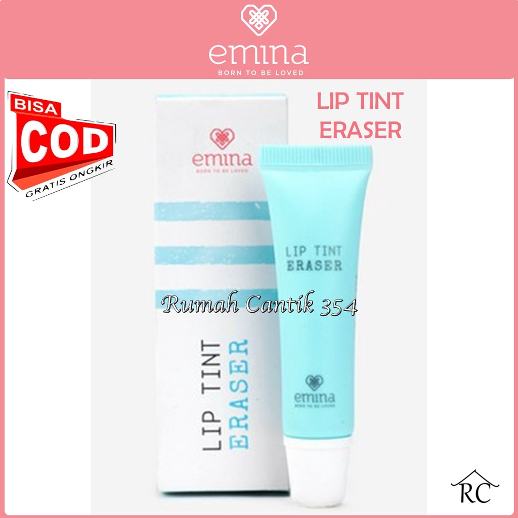 Emina Lip Tint Eraser 10 mL - Pembersih Lip Tint Gel Lembut di Bibir