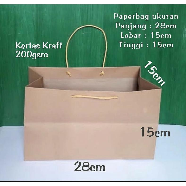 

PAPERBAG P28XL15XT15 UNTUK 4 TOPLES KUE KERING, BROWNIES CAKE ROLL DLL - HARGA UNTUK 10PCS .