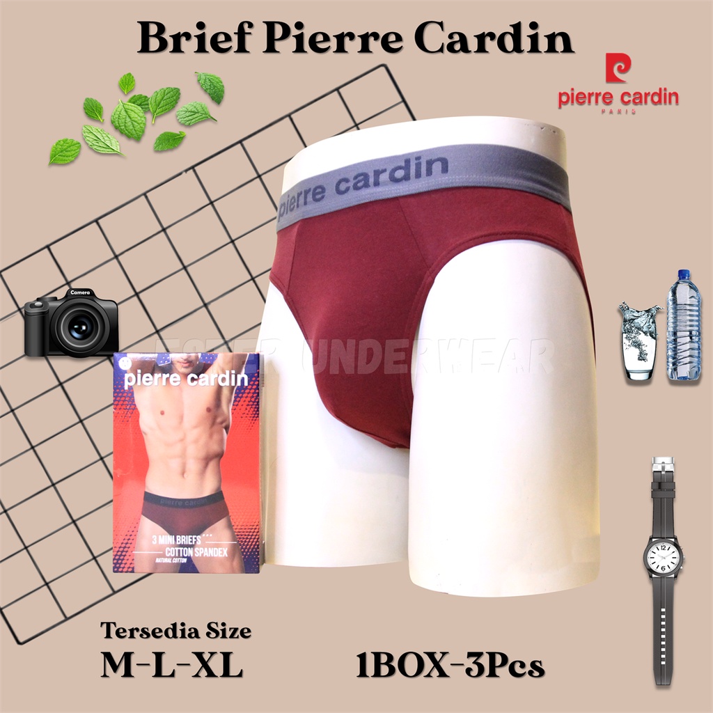 Pierre Cardin Celana Dalam Pria PC 1031 1 Box isi 3Pcs