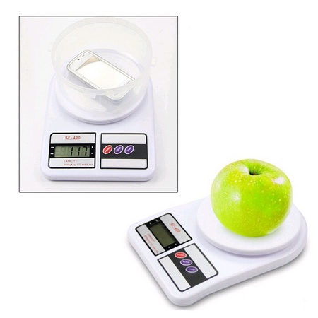 Timbangan Dapur Digital / Timbangan Memasak / Timbangan Kue / Timbangan Sembako / Timbangan Serbaguna / Kitchen Scale 10KG SF400