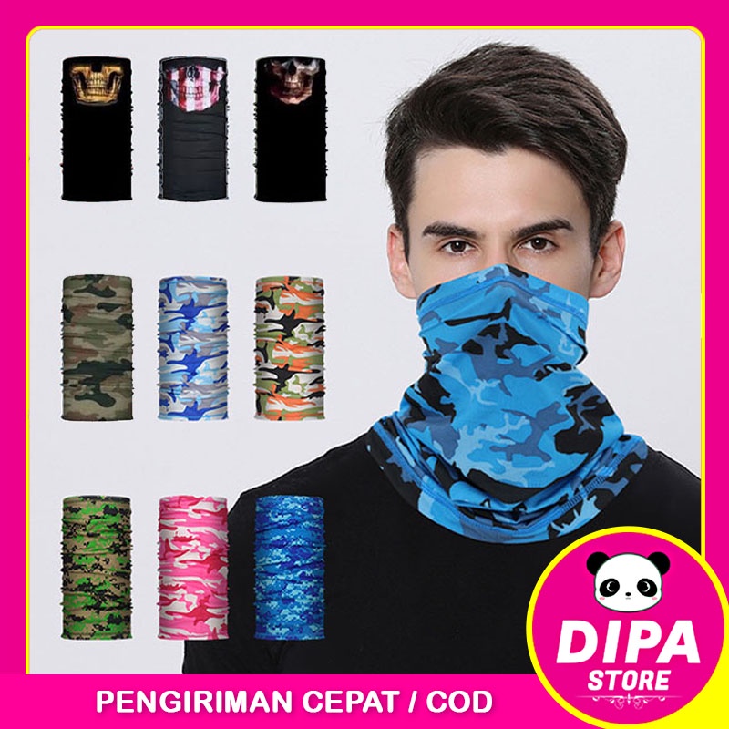 Masker Buff Ninja Motif Army Tengkorak Ranting / Masker Motor Helm Multifungsi / TS-120