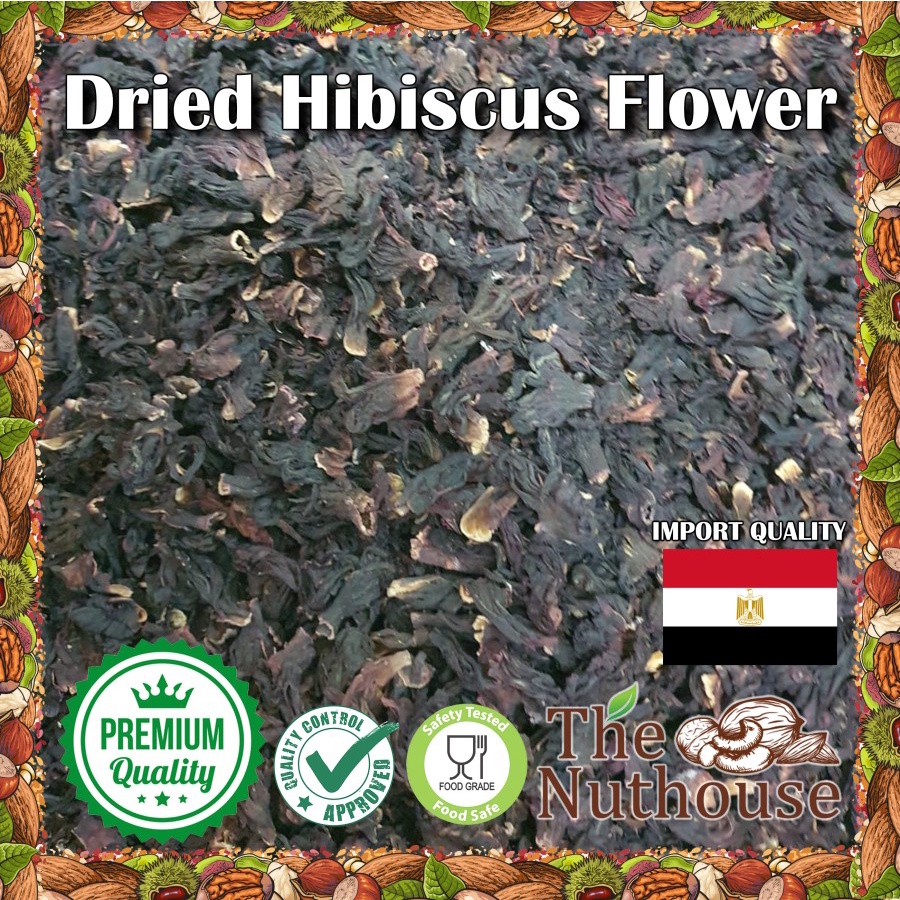 1kg Dried Hibiscus Flower Tea / Teh Bunga Rosela Kering [Import Q]