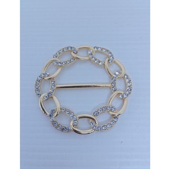 [spin1] kepala gesper lilit/kepala sabuk lilit wanita/ring hijab/kepala gesper kain