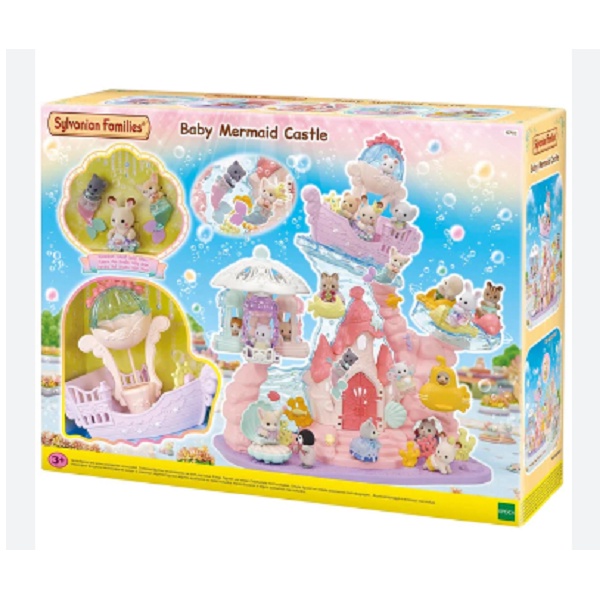 Mainan Koleksi SYlvanian Families Baby Mermaid Castle