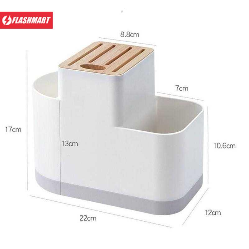 Flashmart Tempat Pisau Dapur Sendok Sumpit Utensil Storage - N1946
