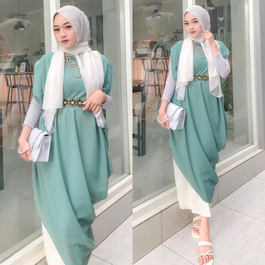 SABHIRA KAFTAN (BAHAN CERUTTY) WANITA MUSLIMAH BTCSOLO