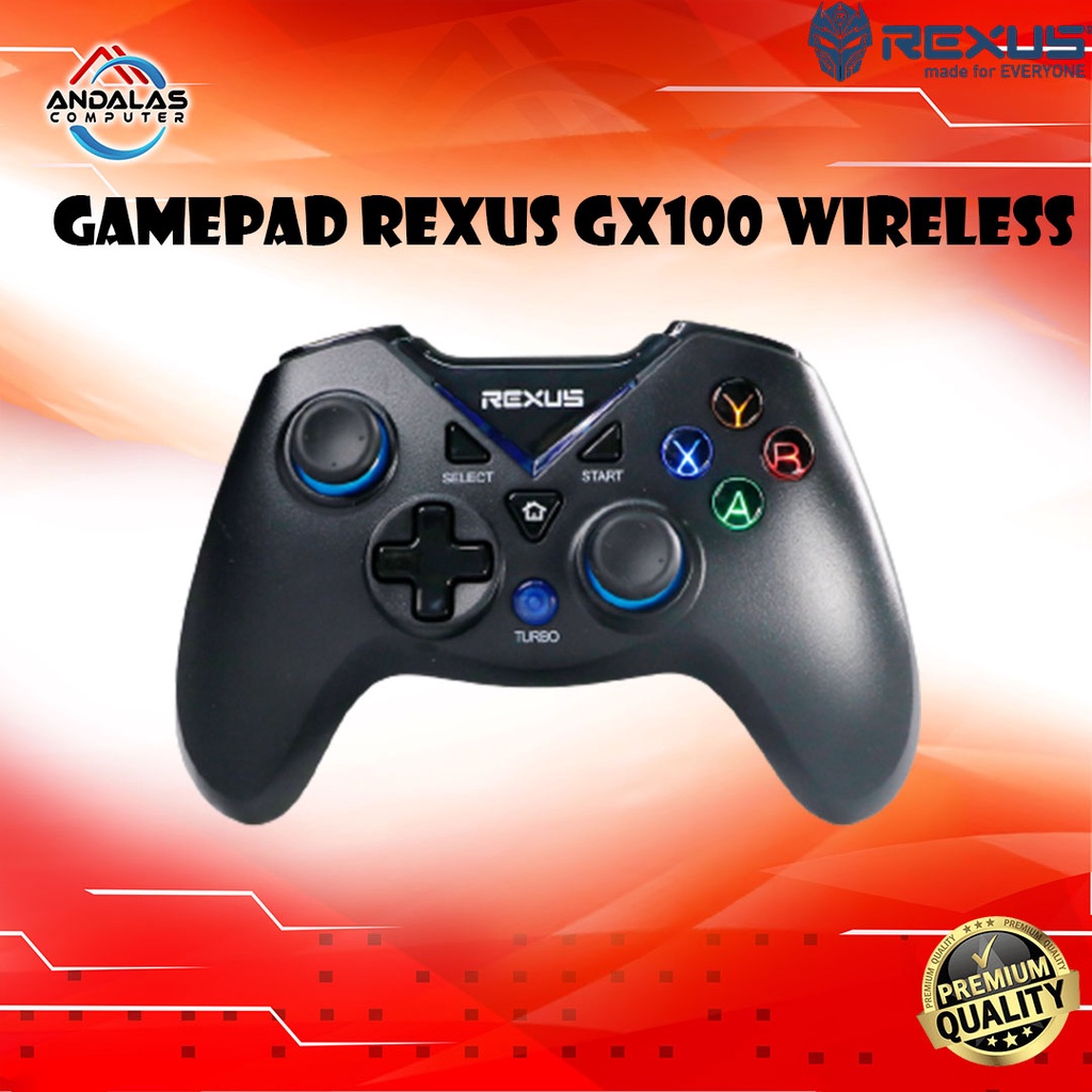 GAMEPAD JOYSTICK STICK PS PLAYSTATION WIRELESS REXUS GX-100 ORIGINAL