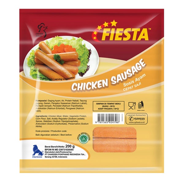 

FIESTA CHICKEN SAUSAGES 200 GR - SOSIS