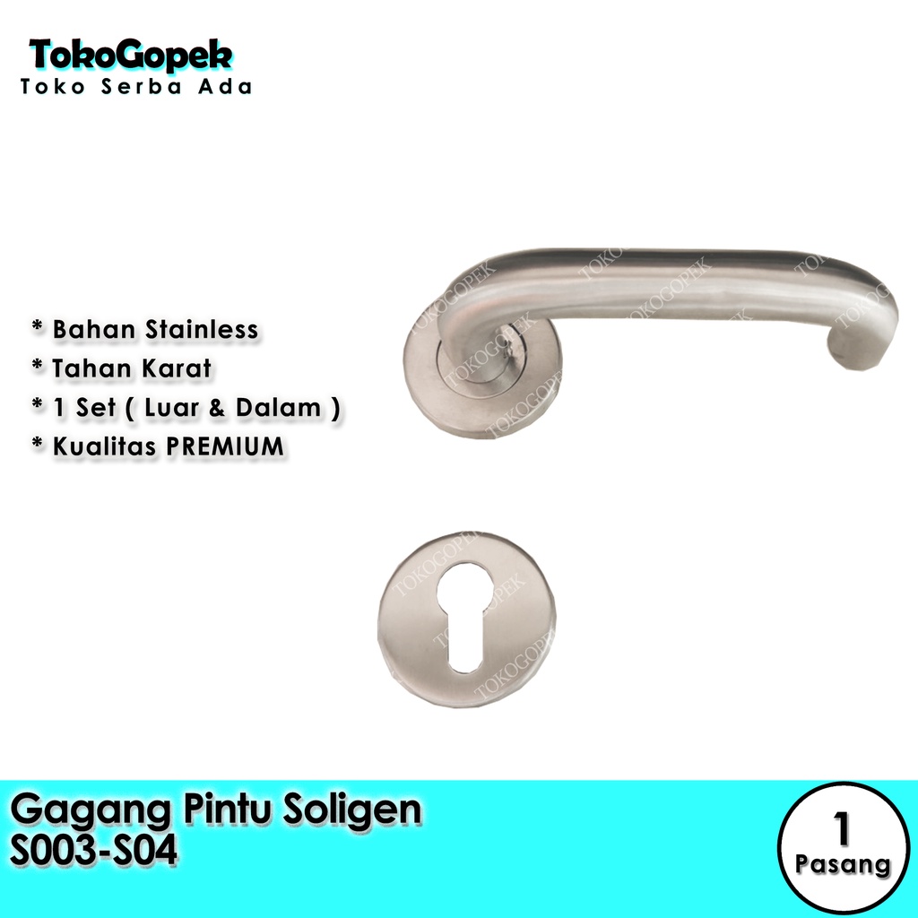 DOOR HANDLE - HANDLE PINTU RUMAH PISAH - GAGANG PINTU STAINLESS