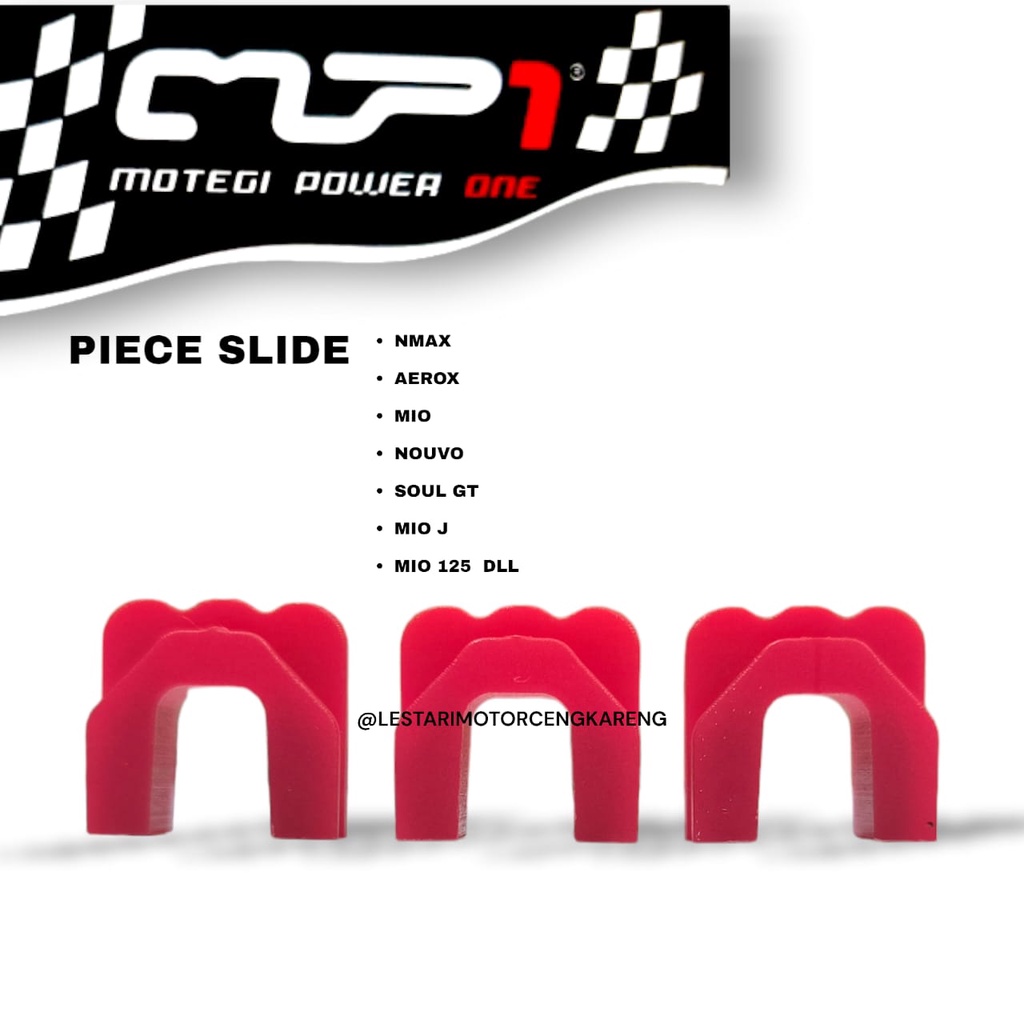 PIECE SLIDE SLIDER MP1 MOTEGI RACING MIO M3 XEON NMAX AEROX NOUVO