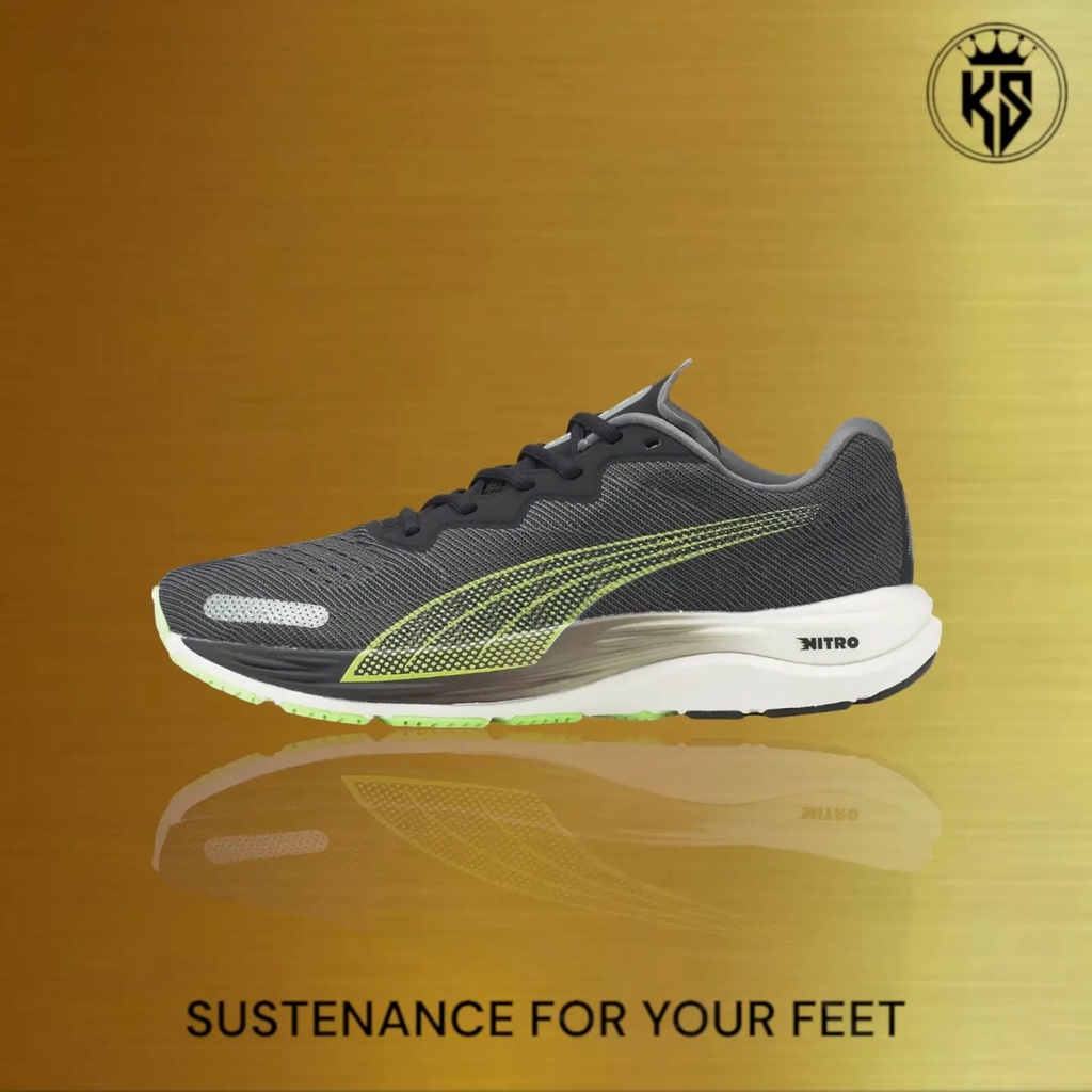 PUMA Velocity Nitro 2 Black Fizzy Lime