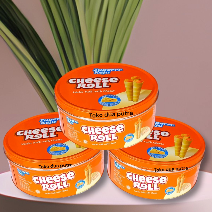 zuperrr keju cheese roll 3 Kaleng
