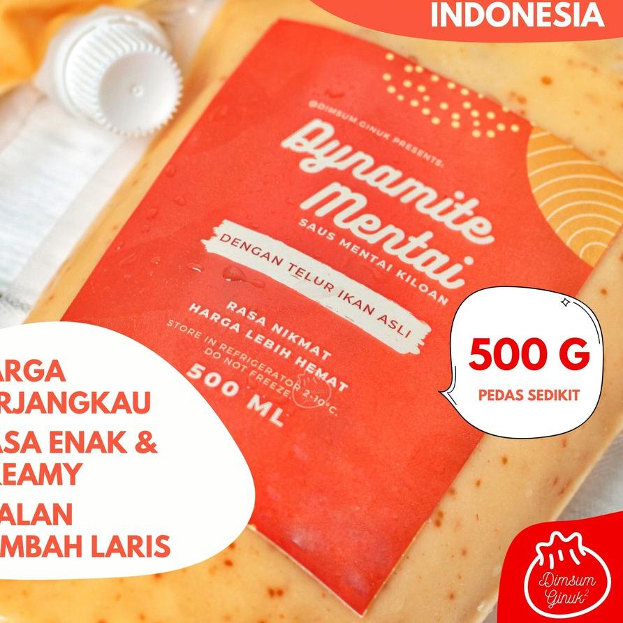 

TERLARIS Saos Saus Mentai Sauce Halal Mentaiko u/ Salmon Dimsum Mentai Rice Cake by Dimsum Ginuk | Dy500Mili !!