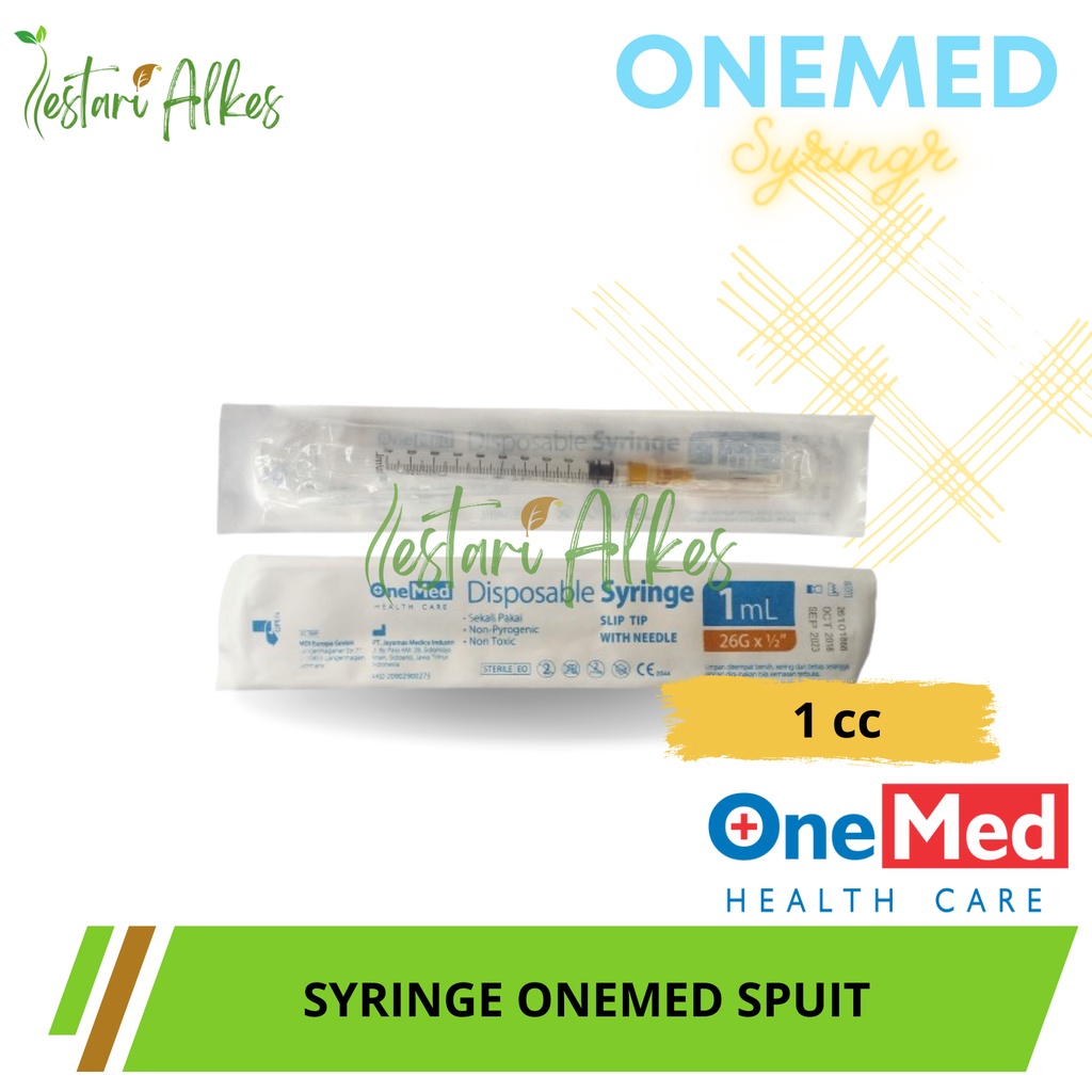 Spuit 1cc / Syringe 1cc Onemed Original