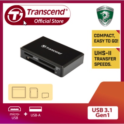 Transcend Card Reader RDF9 All in 1 UHS II Multi Card Reader USB 3.0