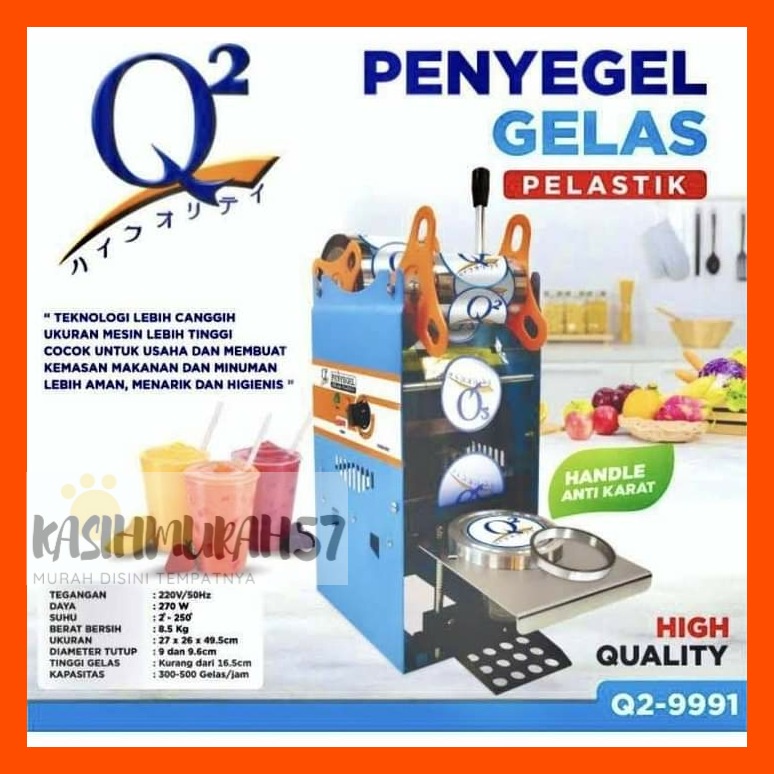 CUP SEALER Q2 9991 22OZ / MESIN CUP SEALER PRESS GELAS PLASTIK MANUAL SEALING MACHINE Q2 9991 / Q2-9