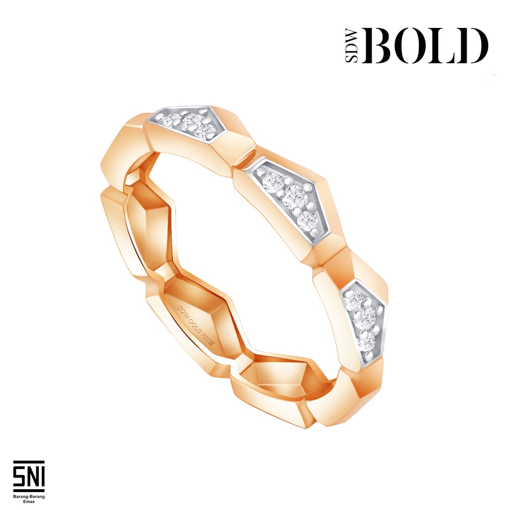 Cincin Sandra Dewi Gold Bold Collections RI221319