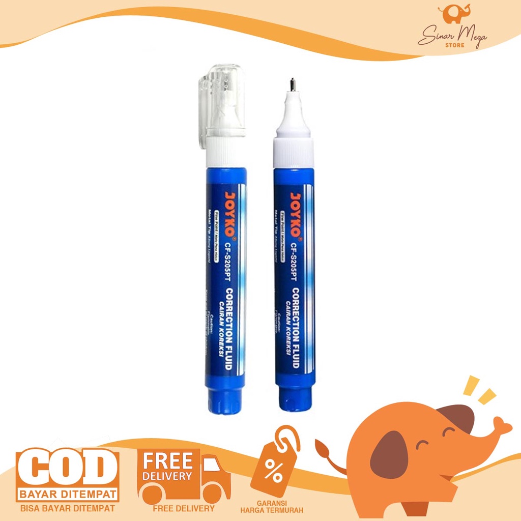 

Joyko Correction Fluid Tip Ex Cair CF-S205PT Murah Berkualitas