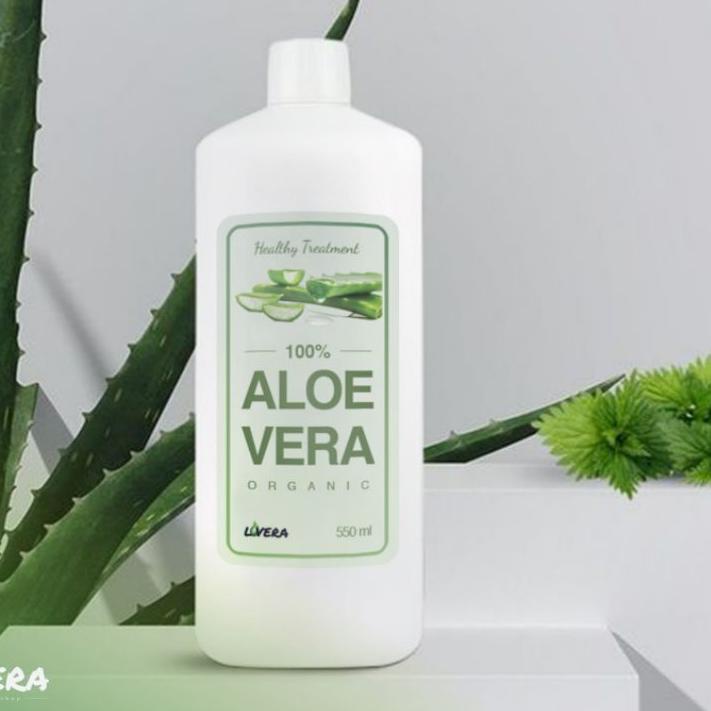 

☋ 550ml Aloe vera organic / Aloevera Extract / Ekstrak Lidah Buaya ℮