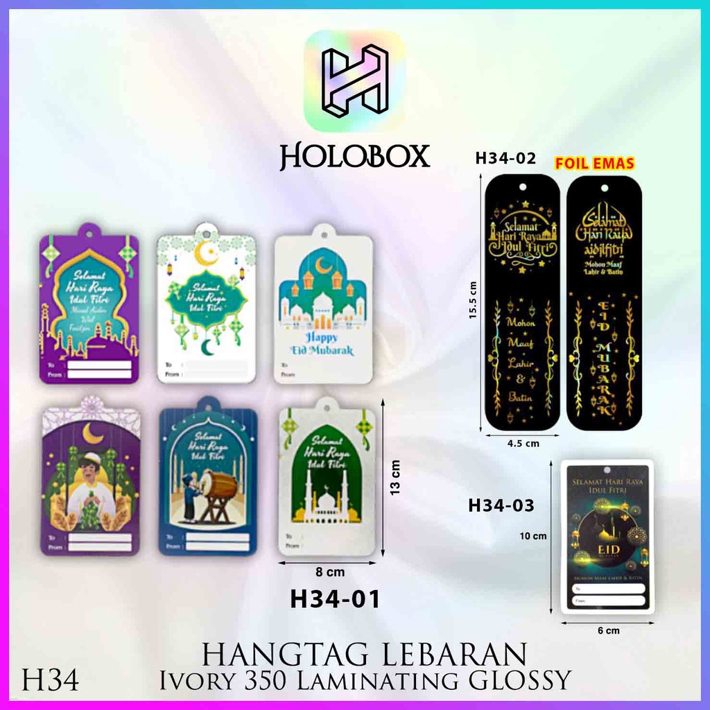 

Hangtag Idul fitri/Hangtag Murah/Hangtag LebaranHangtag/Uk.8x13/H34
