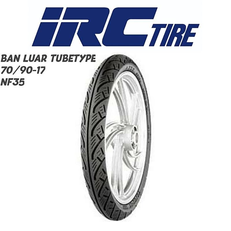 Ban Luar 70/90-17 NF35 IRC tube type Sparepart murah