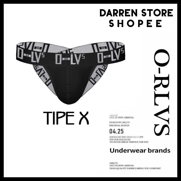G STRING PRIA ORLVS / JOCKSTRAP PRIA ORLVS CELANA DALAM PRIA JOCKSTRAP TALI 4 - HITAM, L BEST QUALIT