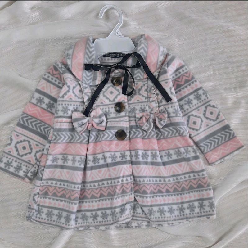 COAT JAKET ANAK MODEL KOREA/JAKET ANAK PEREMPUAN MOTIF/JAKET BAYI