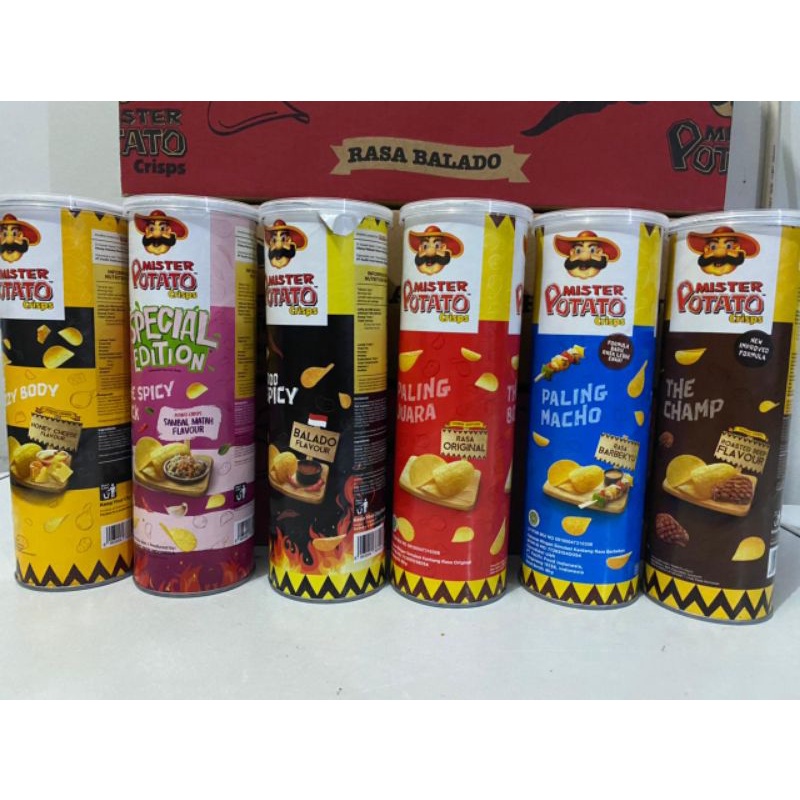 

Paket Mister Potato Karton/dus (isi 14pcs)